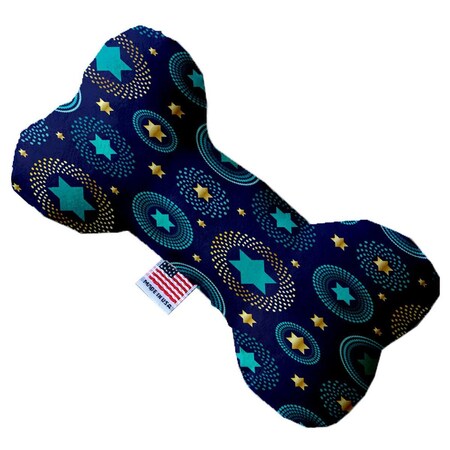 Mirage Pet Products Blue Star of David 6 in. Stuffing Free Bone Dog Toy 1288-SFTYBN6